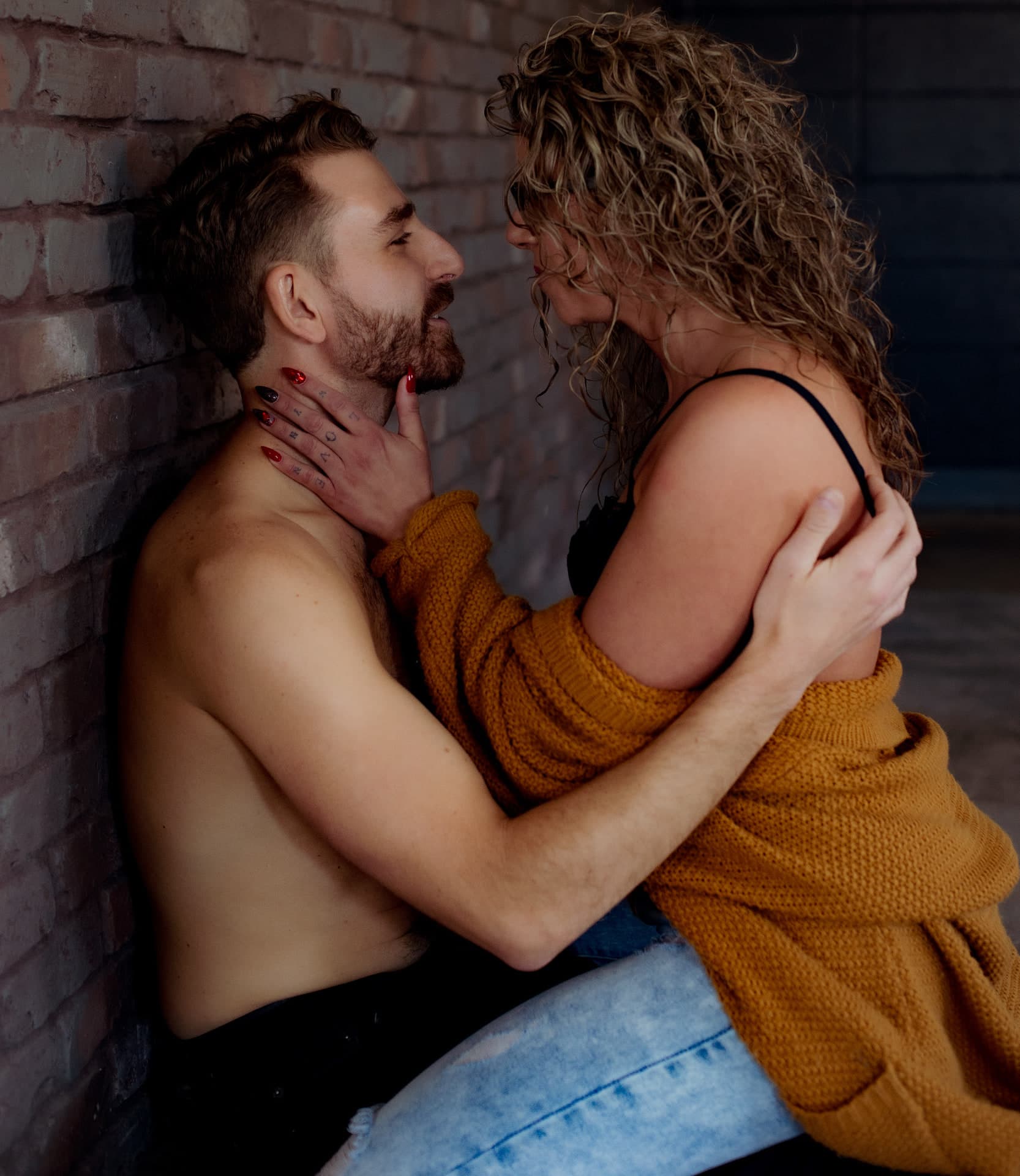 Couples intimacy session, boudoir photography Edmonton